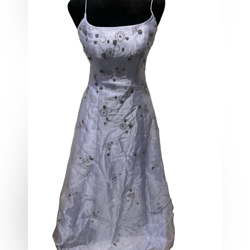 Vintageβ Betsy & Adam Iridescent beaded Gown Prom
